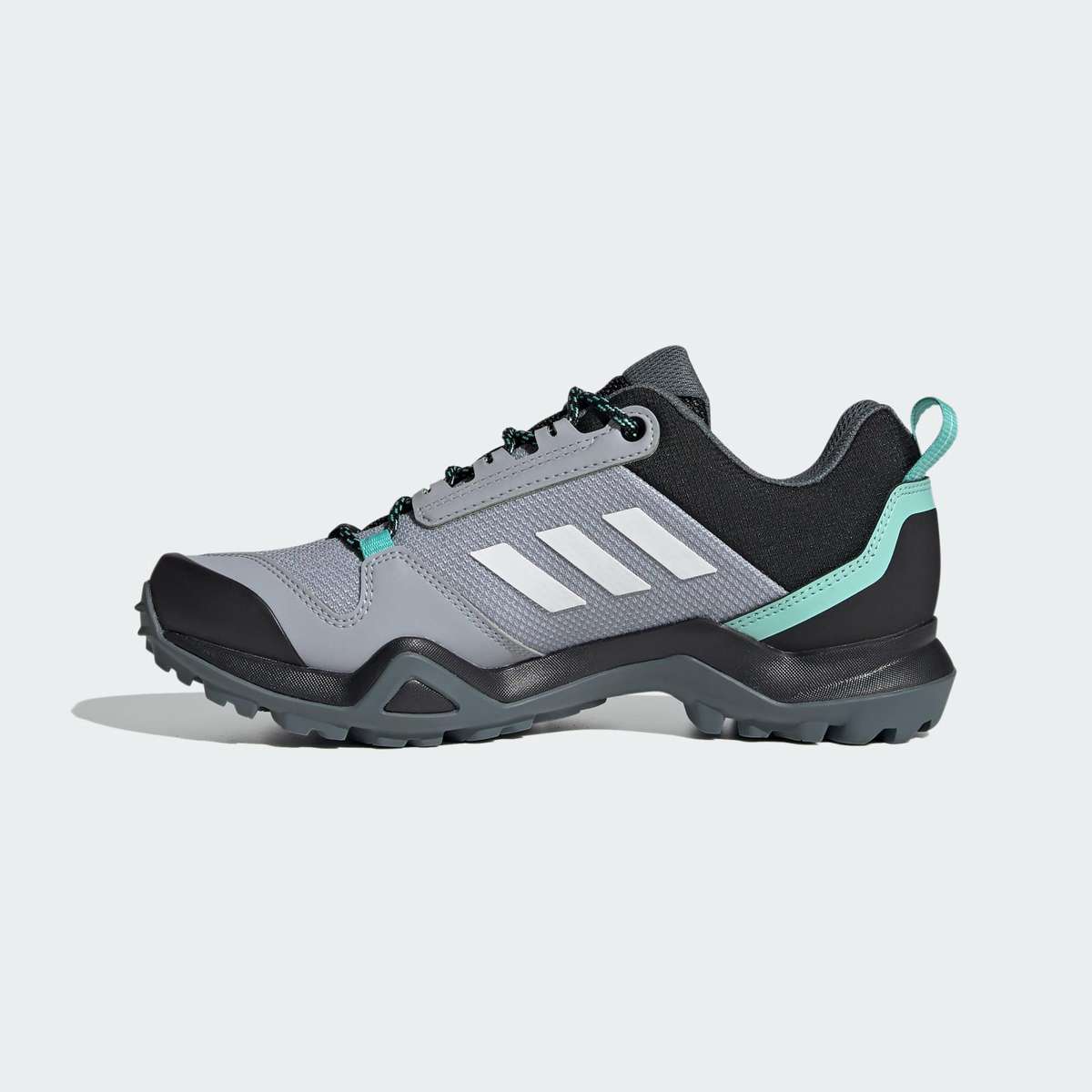 adidas TERREX Women's AX3 Hiking Halo Silver/ White/ Acid Mint FX4690 Size UK 5/6 (SA 5/6)