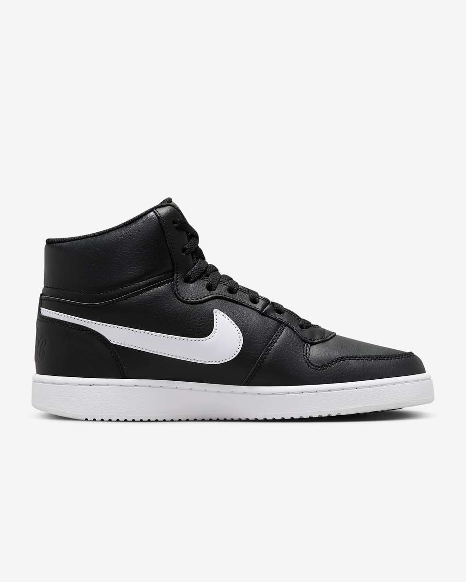 Nike Men`s Ebernon Mid Black / White AQ1773 002 Size UK 8 (SA 8)
