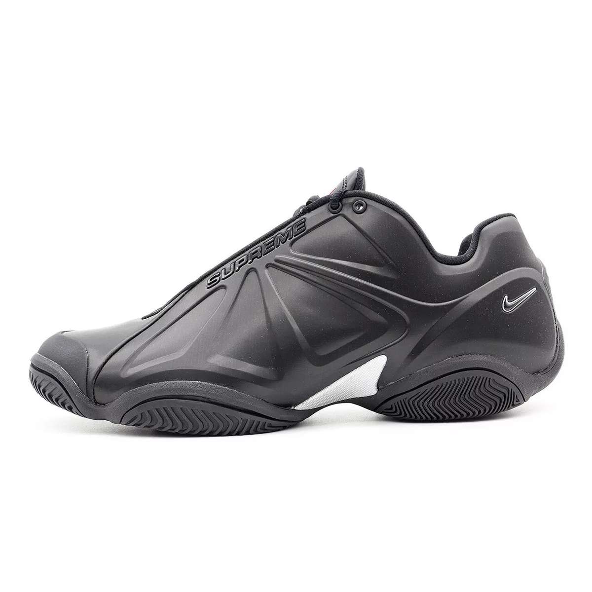 Nike x Supreme Air Zoom Courtposite Black PREOWNED FB8934 001 Size UK 8 (SA 8)