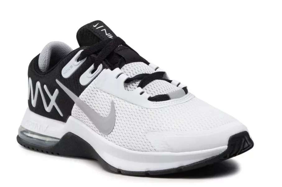 Nike Men`s Air Max Alpha Trainer 4 White/ Wolf Grey Black CW3396 100 Size UK 7 (SA 7)