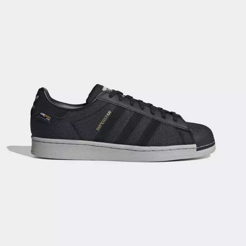 adidas Men`s SUPERSTAR Core Black/ Grey Two/ Gold Metallic GZ1601 Size UK 11.5 (SA 11.5)