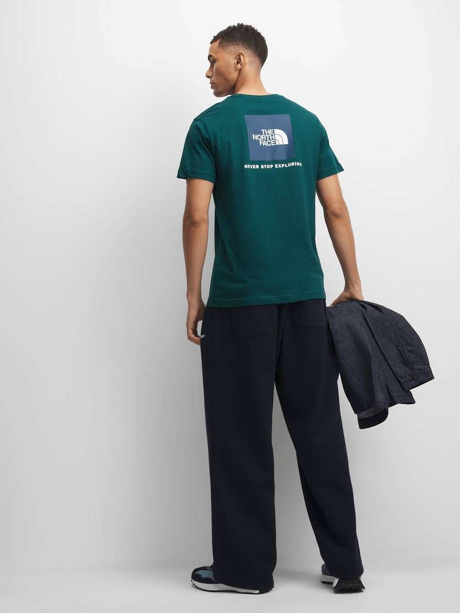 The North Face Men's bluebox 100% Cotton NSE Tee Shirt Green 87NP