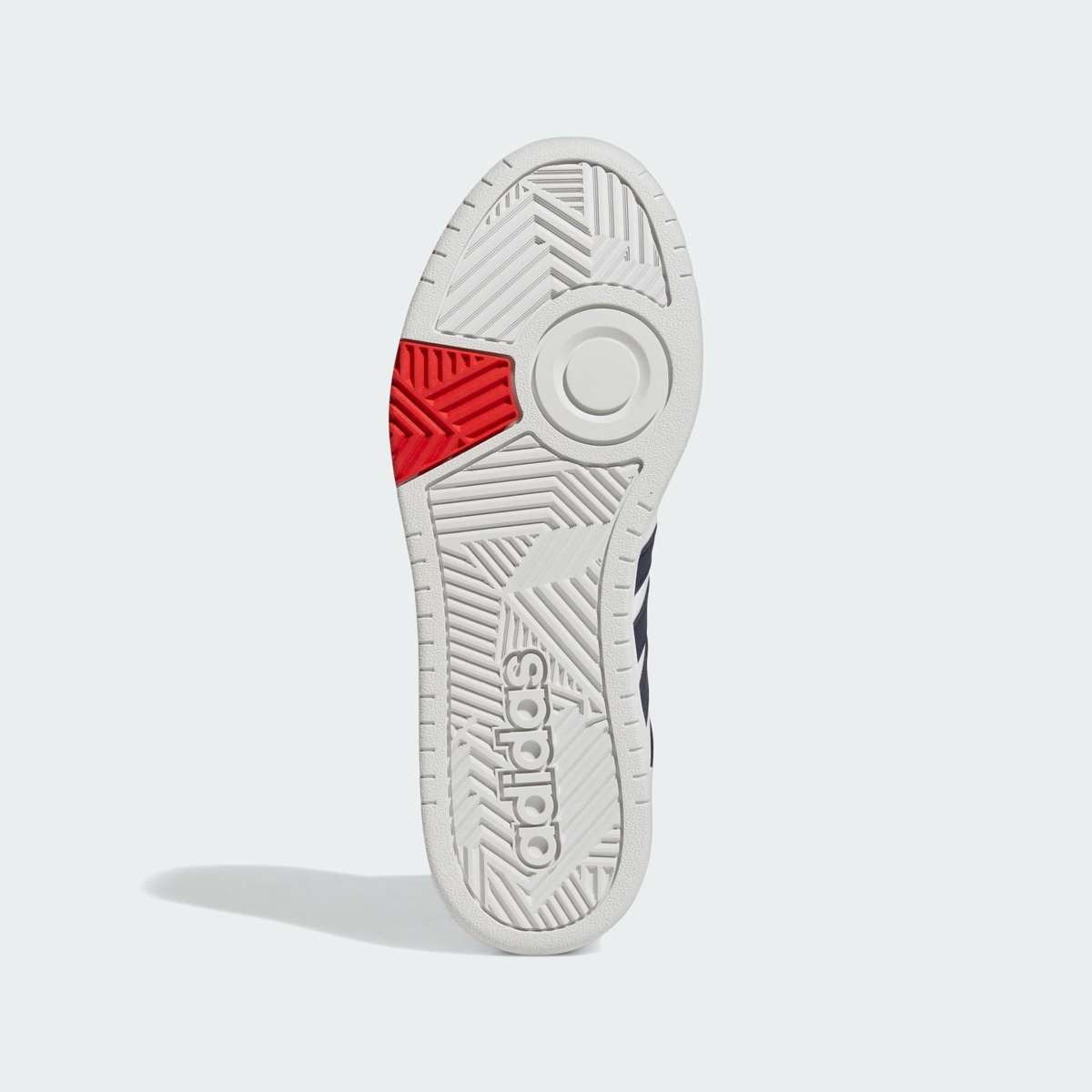 adidas Men`s Hoops 3.0 Mid Classic Vintage White/Legend Ink/Vivid Red GY5543 Size UK 8/9 (SA 8/9)