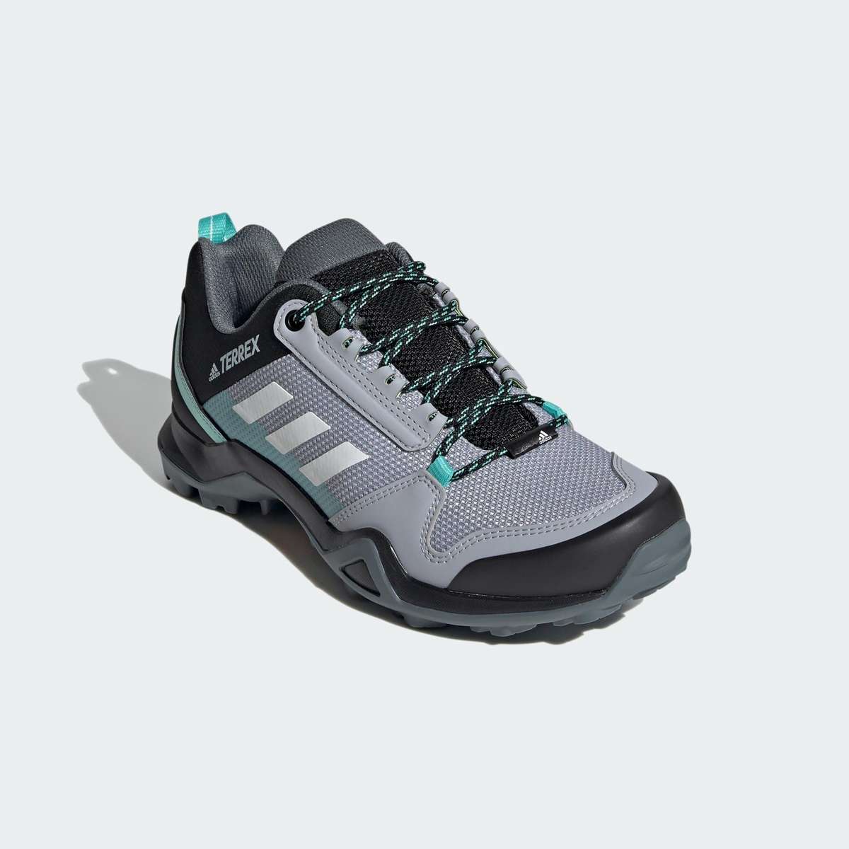 adidas TERREX Women's AX3 Hiking Halo Silver/ White/ Acid Mint FX4690 Size UK 5/6 (SA 5/6)