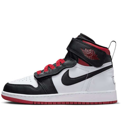 Nike Men's Air Jordan 1 Flyease Hi Black/ Gym Red/ White CQ3835 106 Size UK 8 (SA 8)