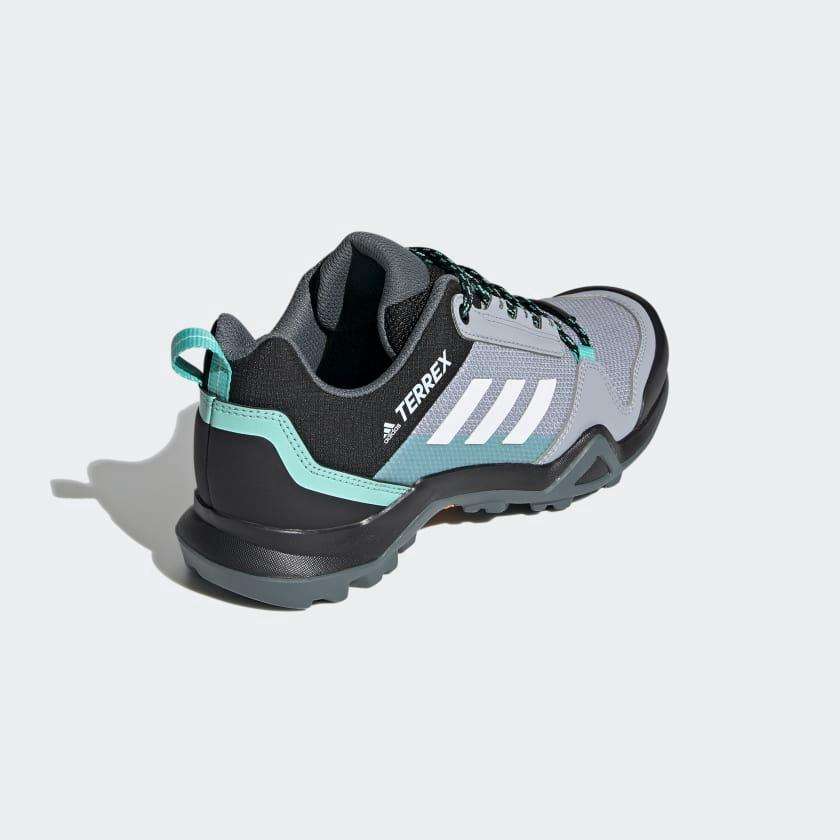 adidas TERREX Women's AX3 Hiking Halo Silver/ White/ Acid Mint FX4690 Size UK 5/6 (SA 5/6)