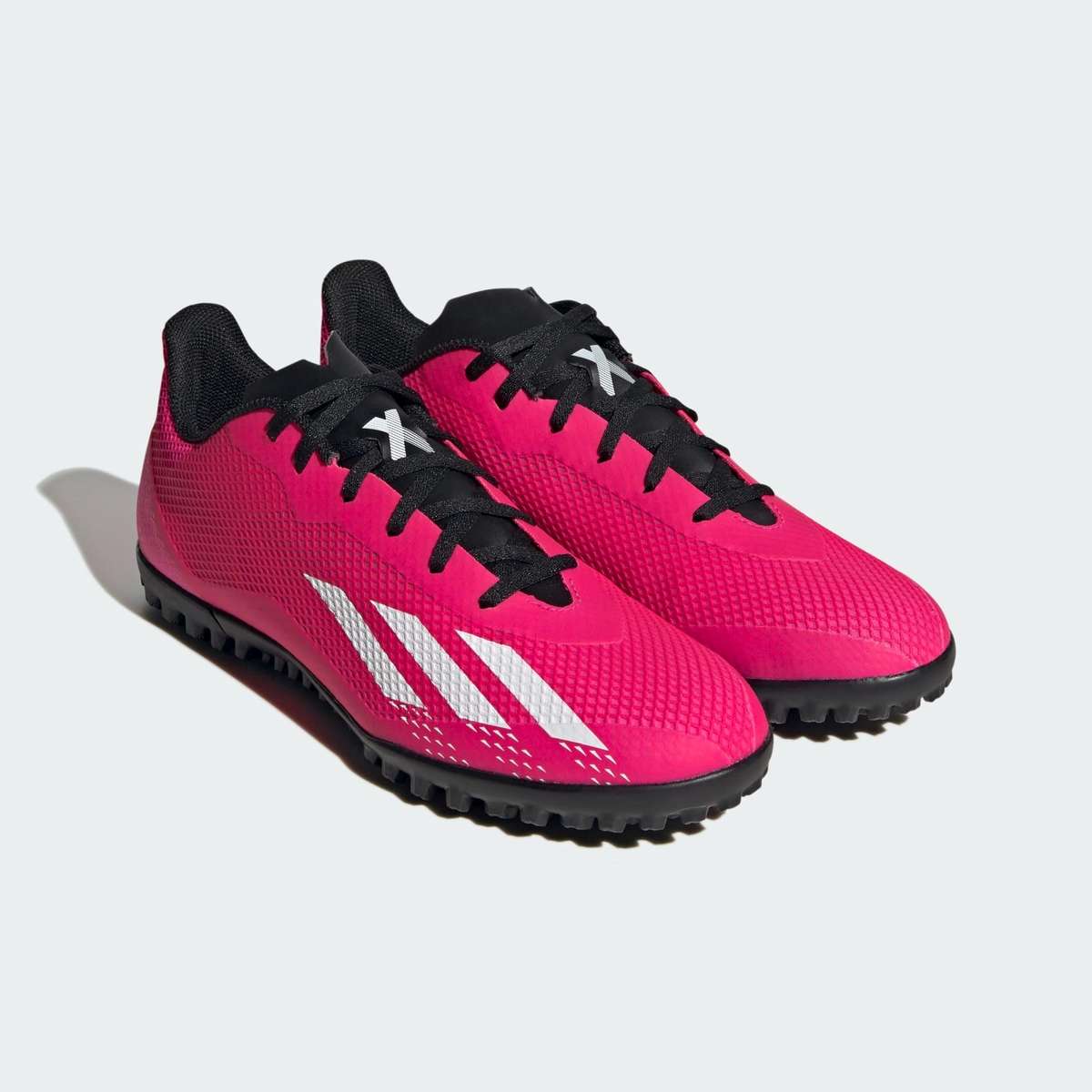 adidas Men's X Speedportal.4 Turf Boots Team Shock Pink 2 / Cloud White GZ2445 Size UK 9.5 (SA 9.5)