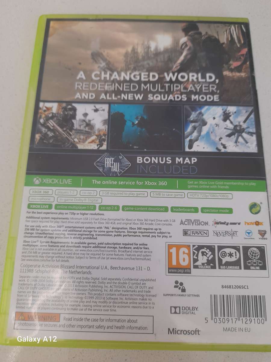 Call of Duty Ghosts (XBOX 360) - NEXT BUSINESS DAY SHIPPING!