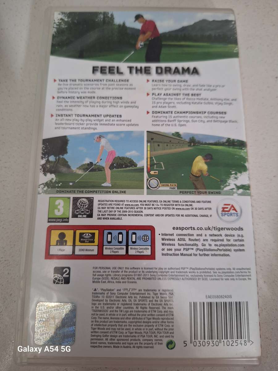EA Sports Tiger Woods PGA Tour 10 (PSP) - Essentials