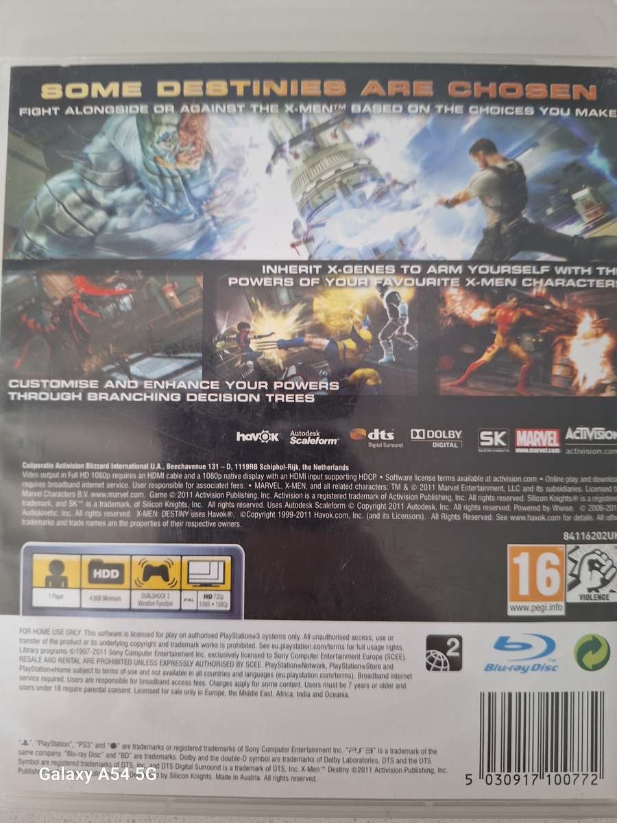 X-Men Destiny (PS3) - NEXT BUSINESS DAY SHIPPING!