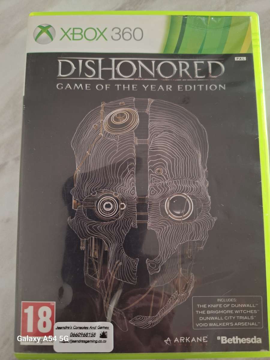 Dishonored : Game of the Year Edition (XBOX 360) - NEXT BUSINESS DAY SHIPPING!