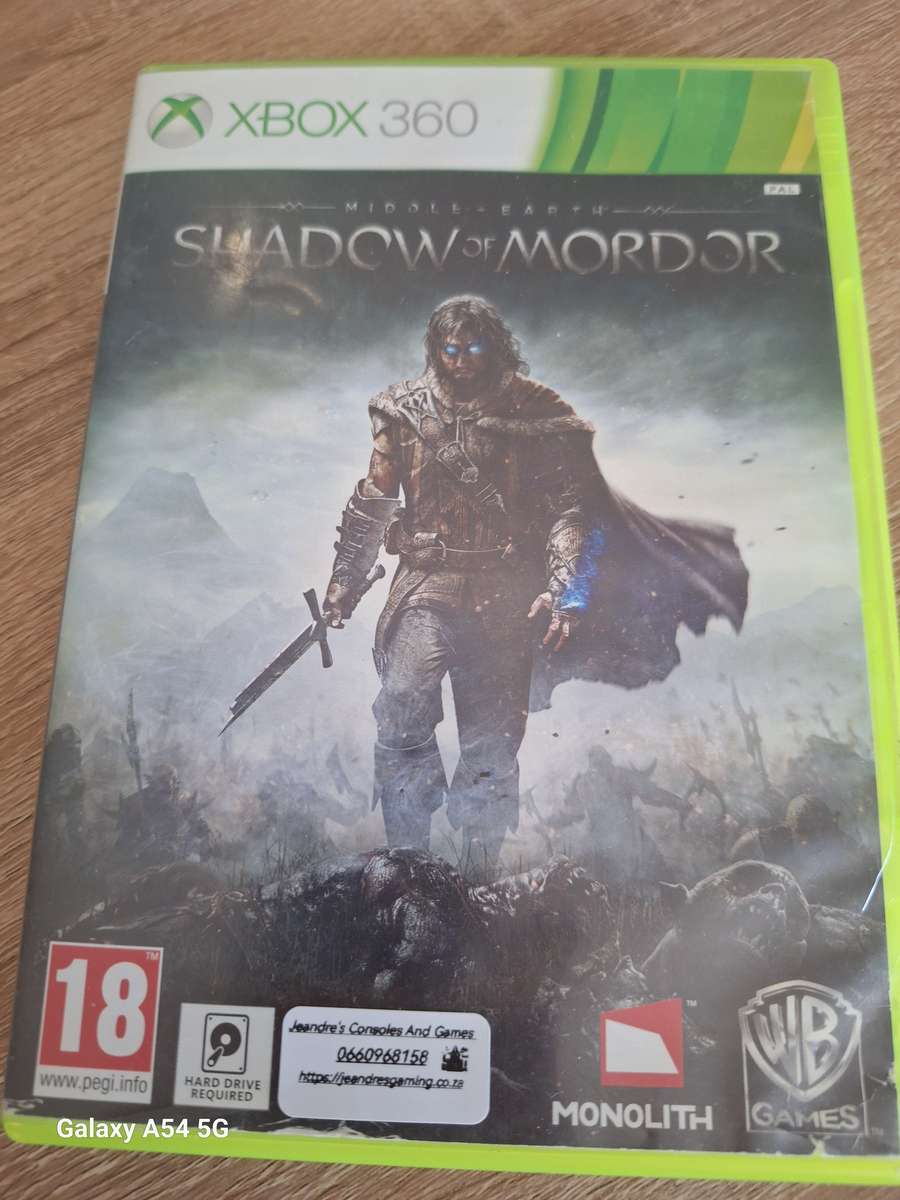 Middle Earth Shadow of Mordor (XBOX 360) - NEXT BUSINESS DAY SHIPPING!