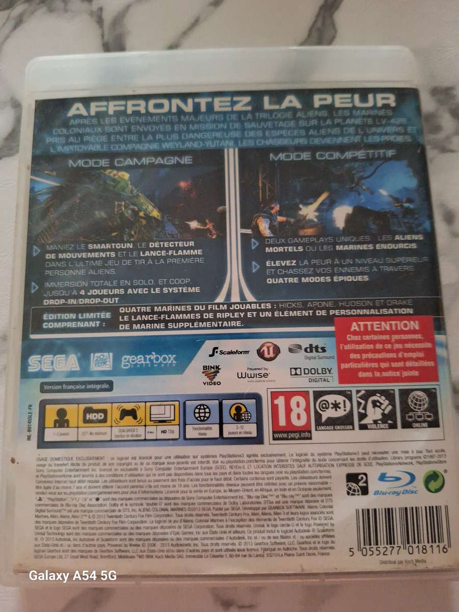 Aliens Colonial Marines- Limited Edition (Cover Not English) (PS3)