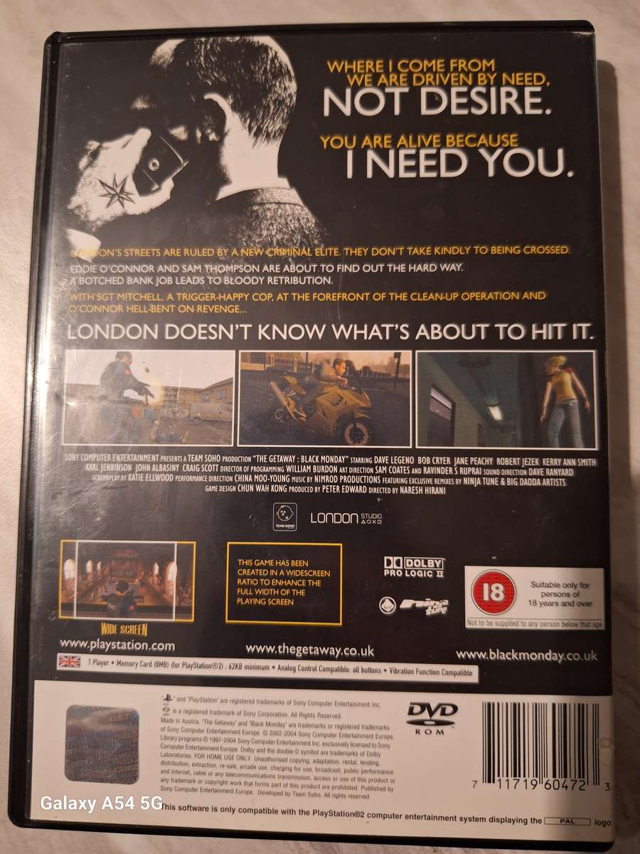 The Getaway: Black Monday (PS2)