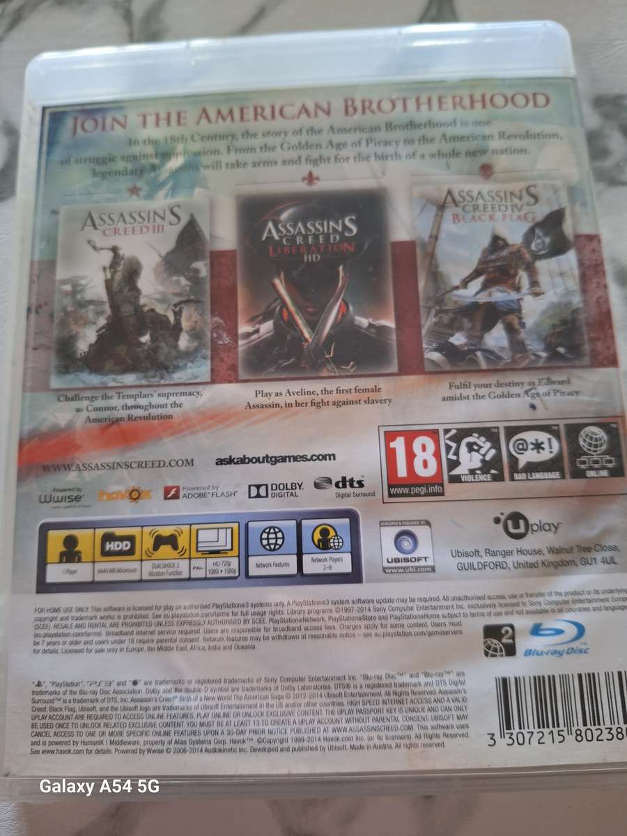 Assassin's Creed: Birth of a New World- The American Saga (PS3)