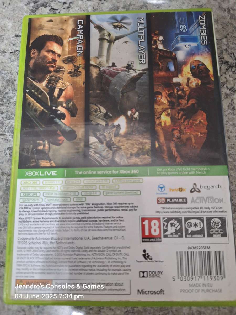Call of Duty Black OPS II (2) (XBOX 360)