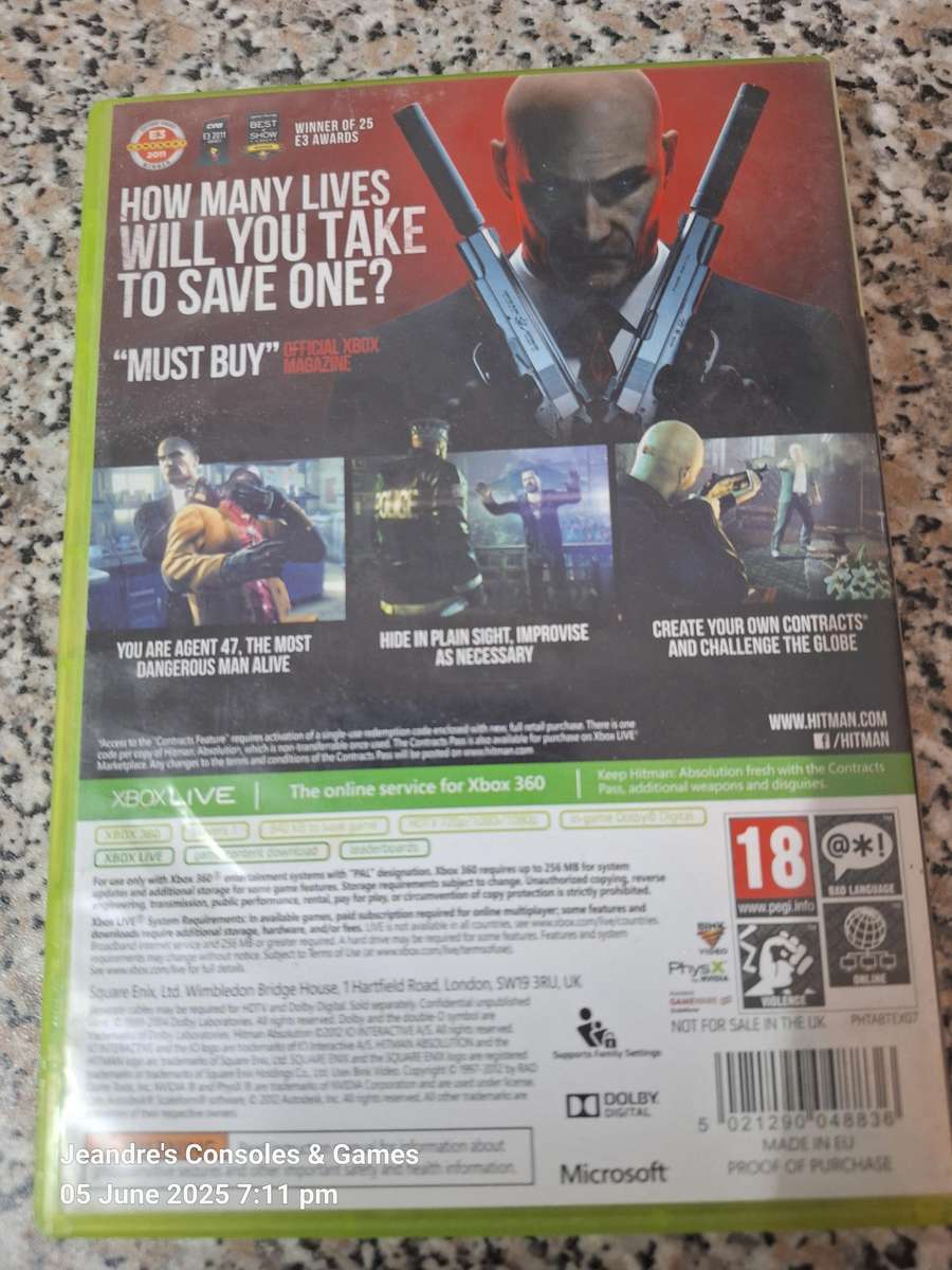 Hitman Absolution (XBOX 360)