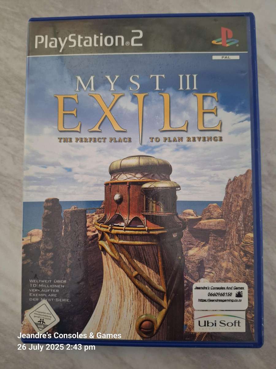 Myst III (3) - Exile (PS2) (Cover not English)