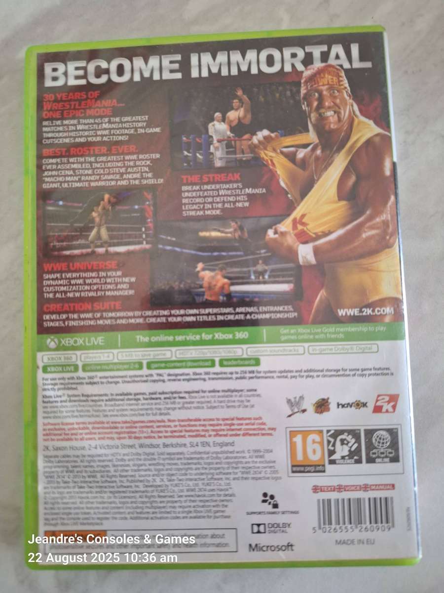 WWE 2K14 (XBOX 360)