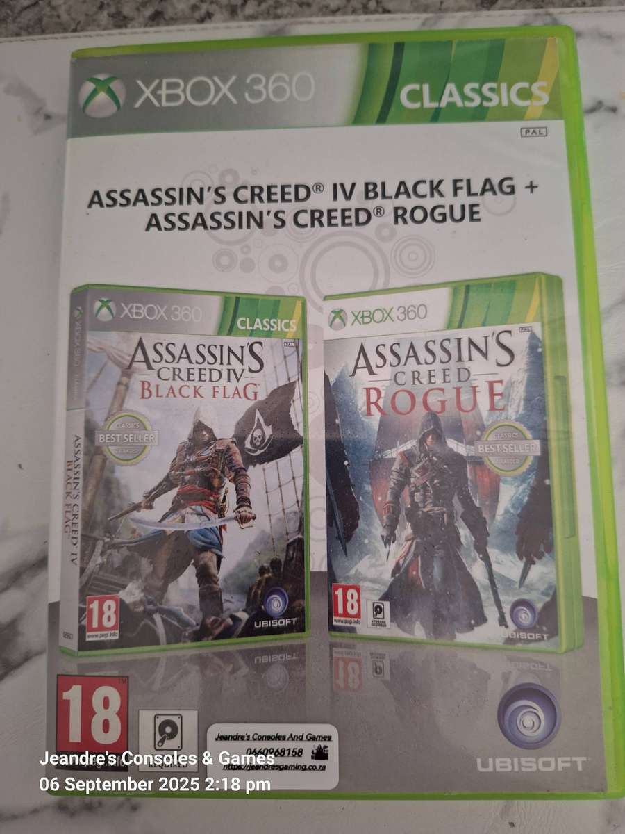 Assassin's Creed IV: Black Flag & Assassin's Creed Rogue - Classics (XBOX 360)