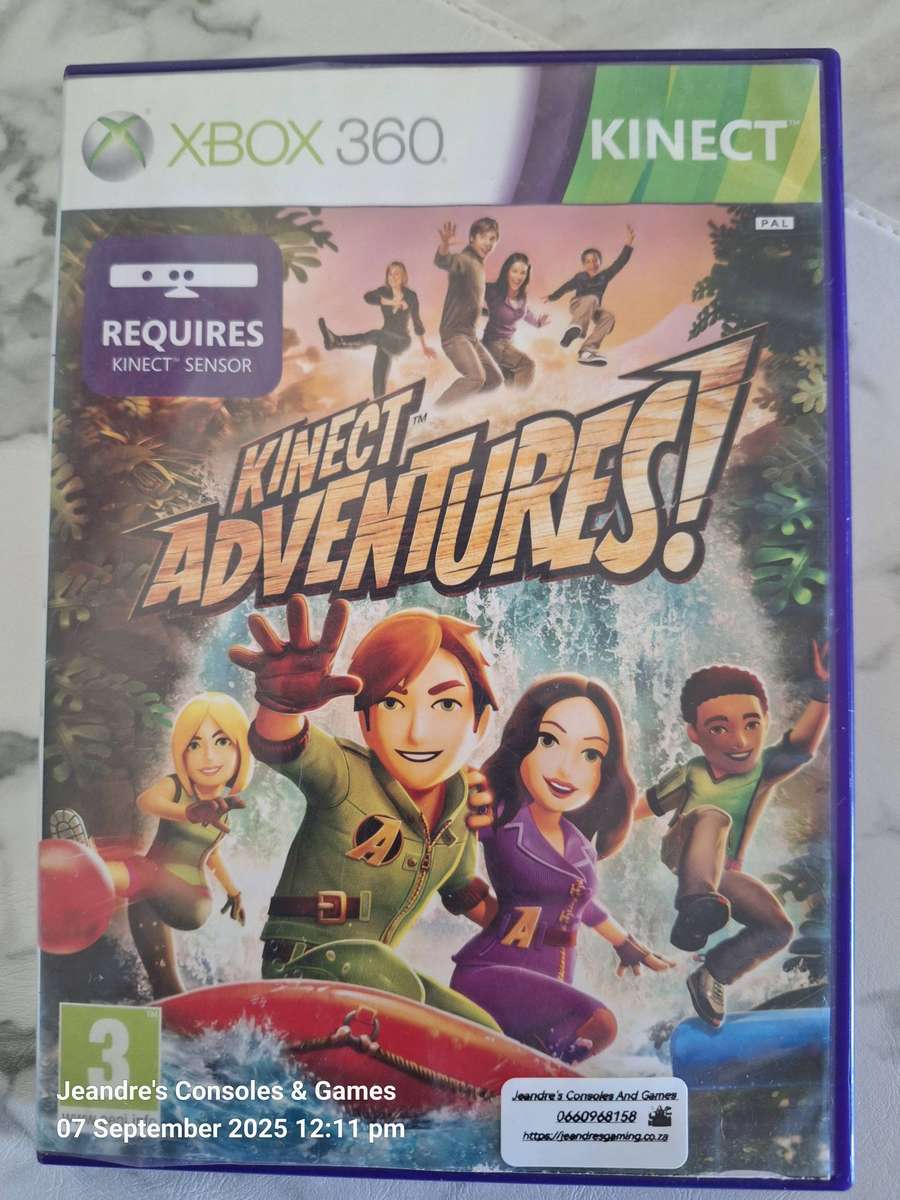 Kinect Sensor with Kinect Adventures Game (XBOX 360) / XBOX 360 KINECT WITH GAME