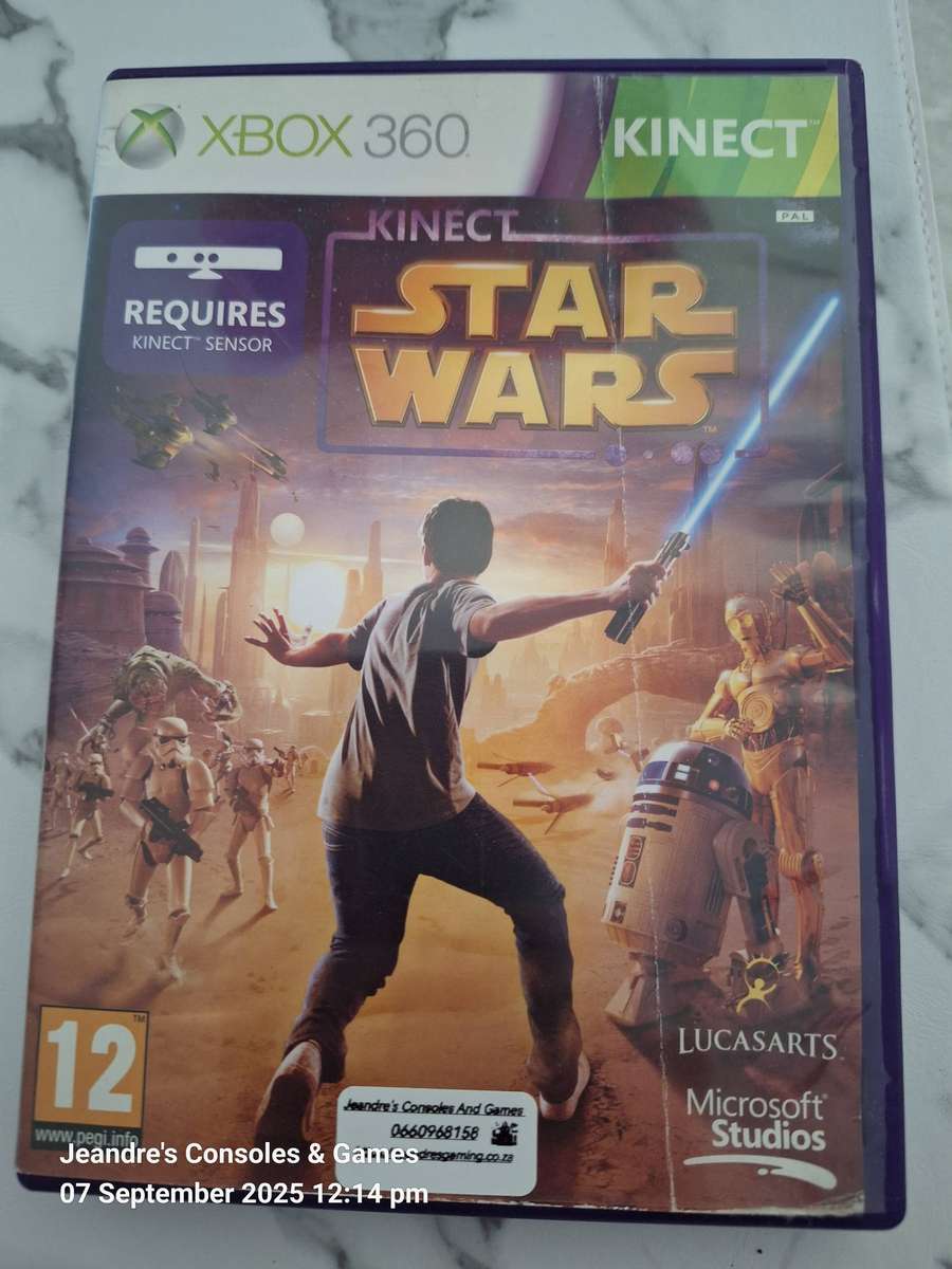 Kinect Sensor with Kinect: Star Wars Game (XBOX 360) / XBOX 360 KINECT WITH GAME