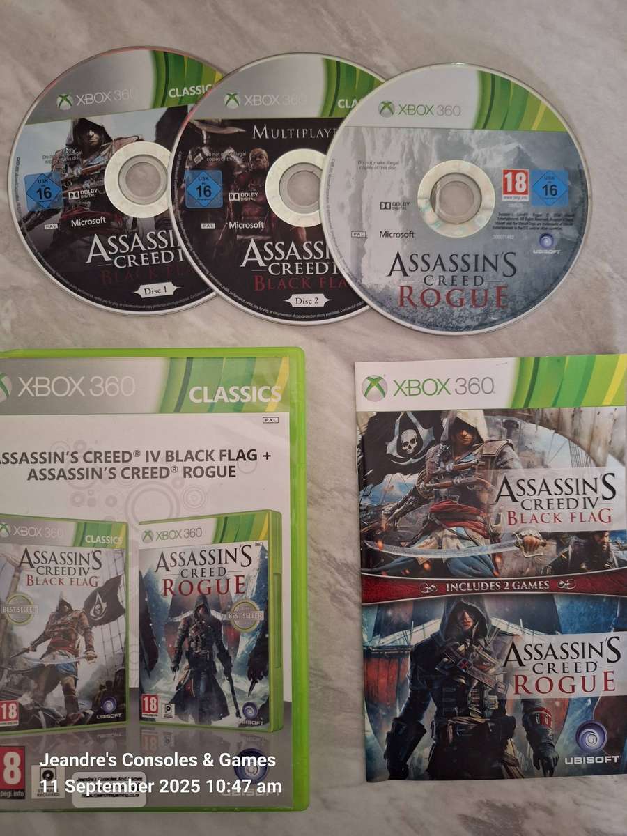 Assassin's Creed IV: Black Flag & Assassin's Creed Rogue - Classics (XBOX 360)