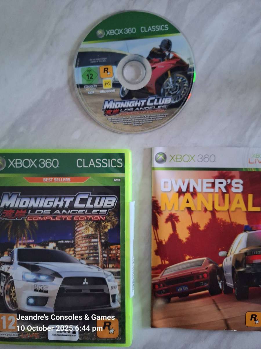 Midnight Club Los Angeles Complete Edition- Classics (XBOX 360)