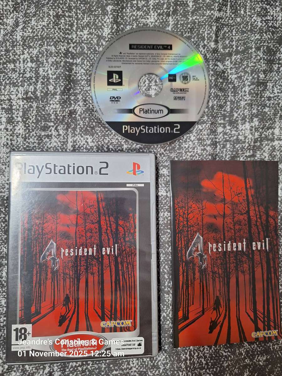 Resident Evil 4- Platinum (PS2)