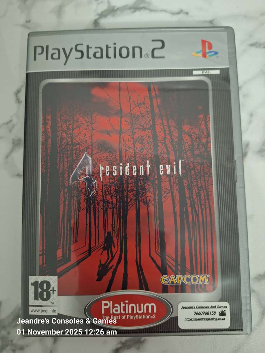 Resident Evil 4- Platinum (PS2)