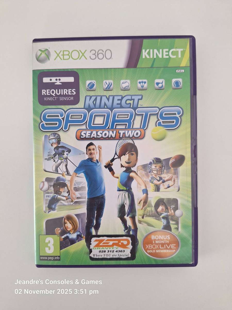 Kinect Sports Season 2 (XBOX 360) - REQUIRES KINECT SENSOR