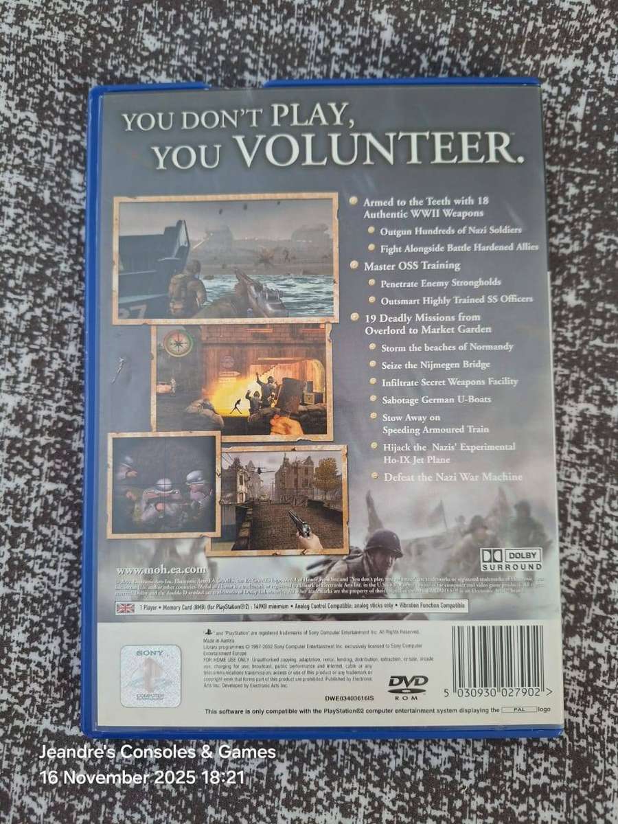 Medal of Honor Frontline (PS2)
