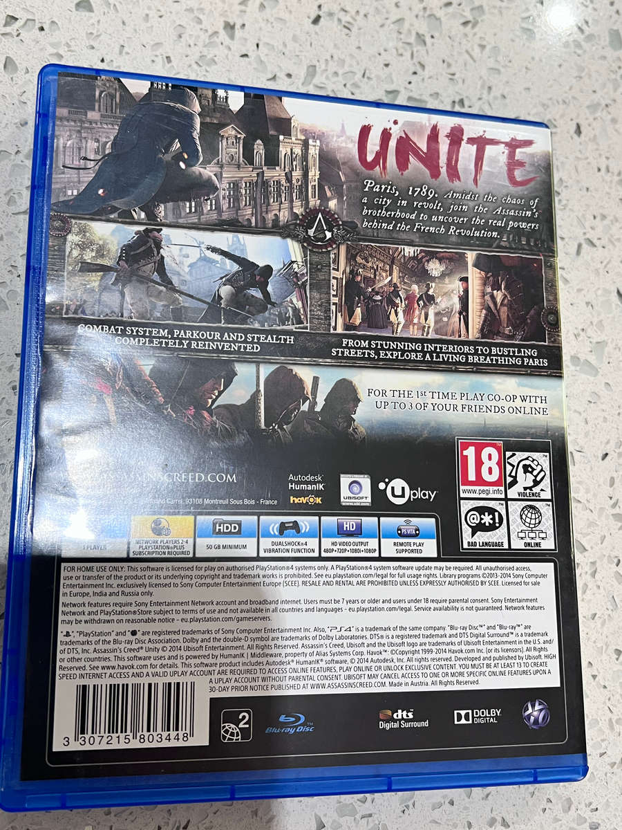 ASSASSINS CREED UNITY - PS4