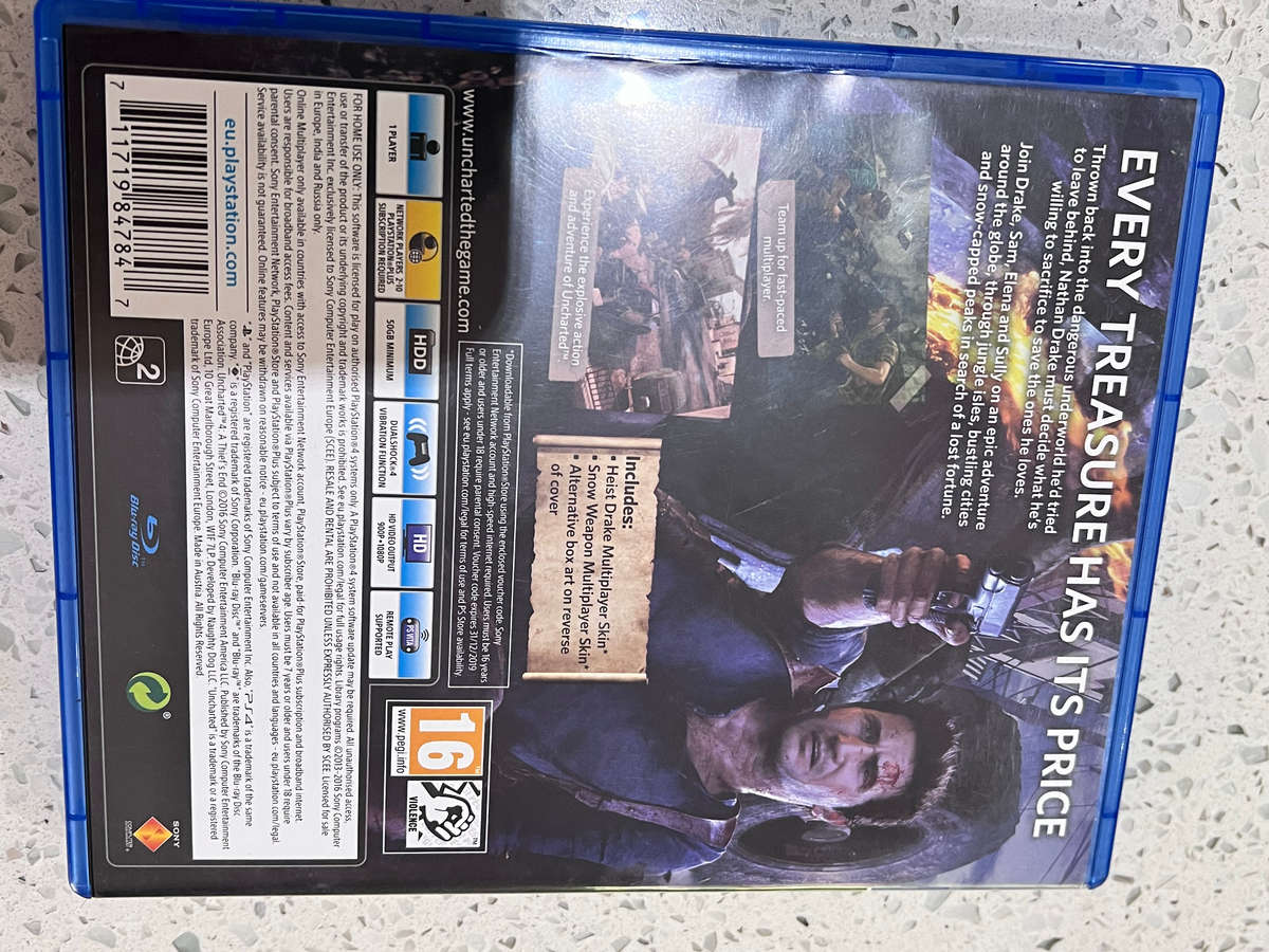 Uncharted 4 : A Thief's End - PS4