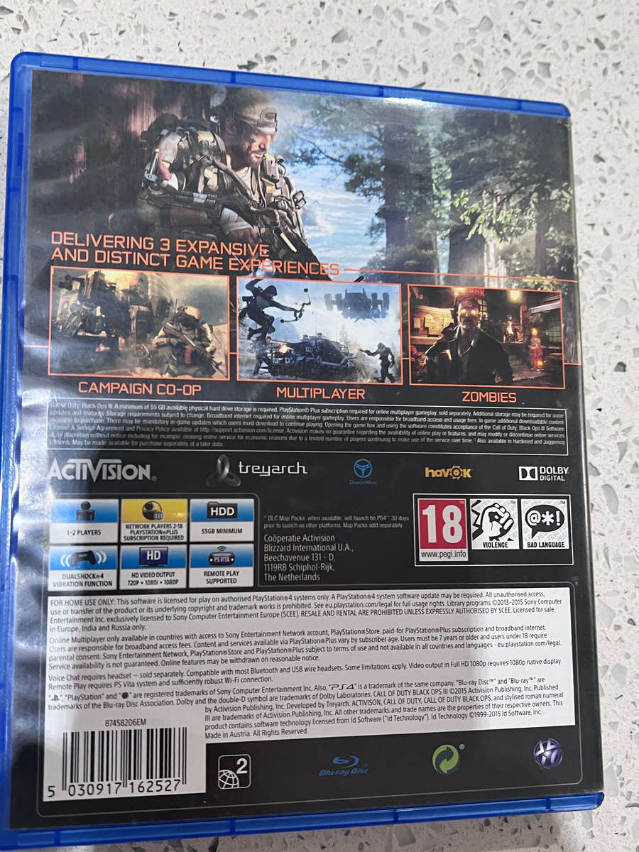 CALL OF DUTY - BACK OPS 3 - PS4