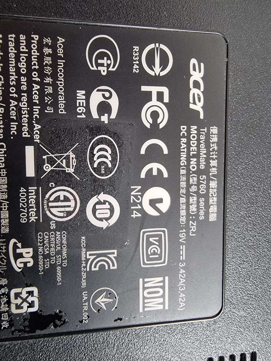 Late entry Superfast bargain Acer travelmate 5760 i5 ssd hhd 6gb ram  Windows 10