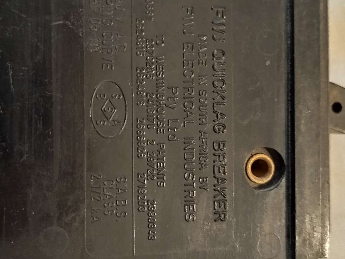 bargain bin mixed lot of electrical breakers