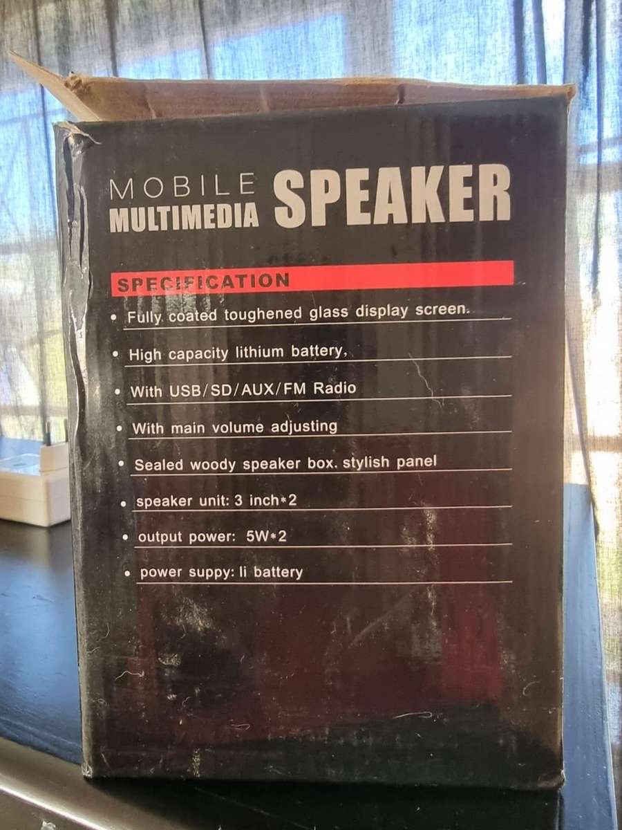 Funky and stylish Bluetooth speaker