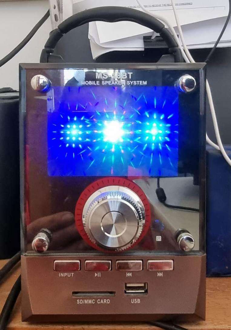 Funky and stylish Bluetooth speaker