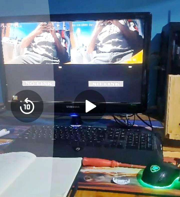 lot of 2 super performance hikvision 4mm ip cameras