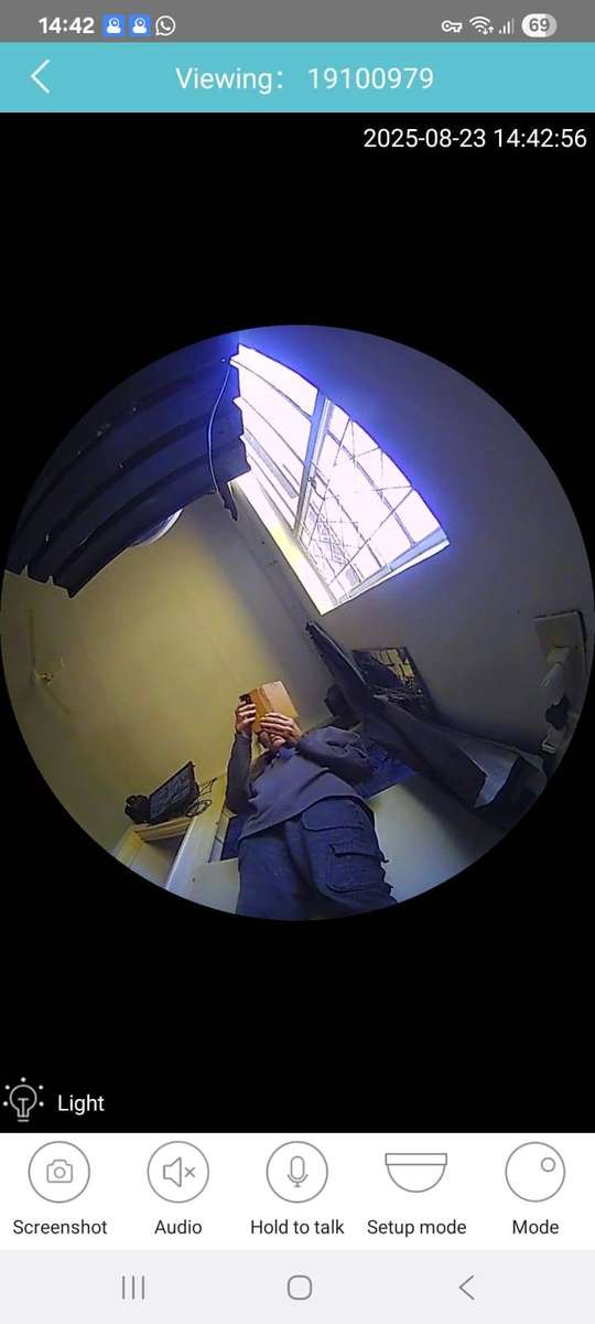 E27 WIFI 360 Bulb Camera - Mini Panoramic Fish Eye Camera - Night Vision, Support for Android/iOS...