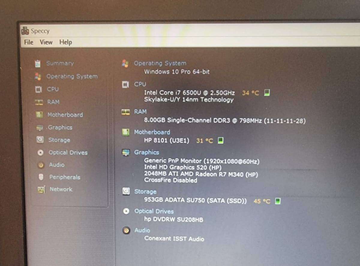 Super  bargain HP 8101  i7  1TB hhd 8gb ram 64bit Windows 10