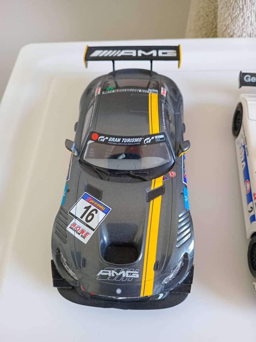 3 slot cars,  1x BMW ninco, 1 x scx Ford 1X Mercedes Benz Carrera Capri