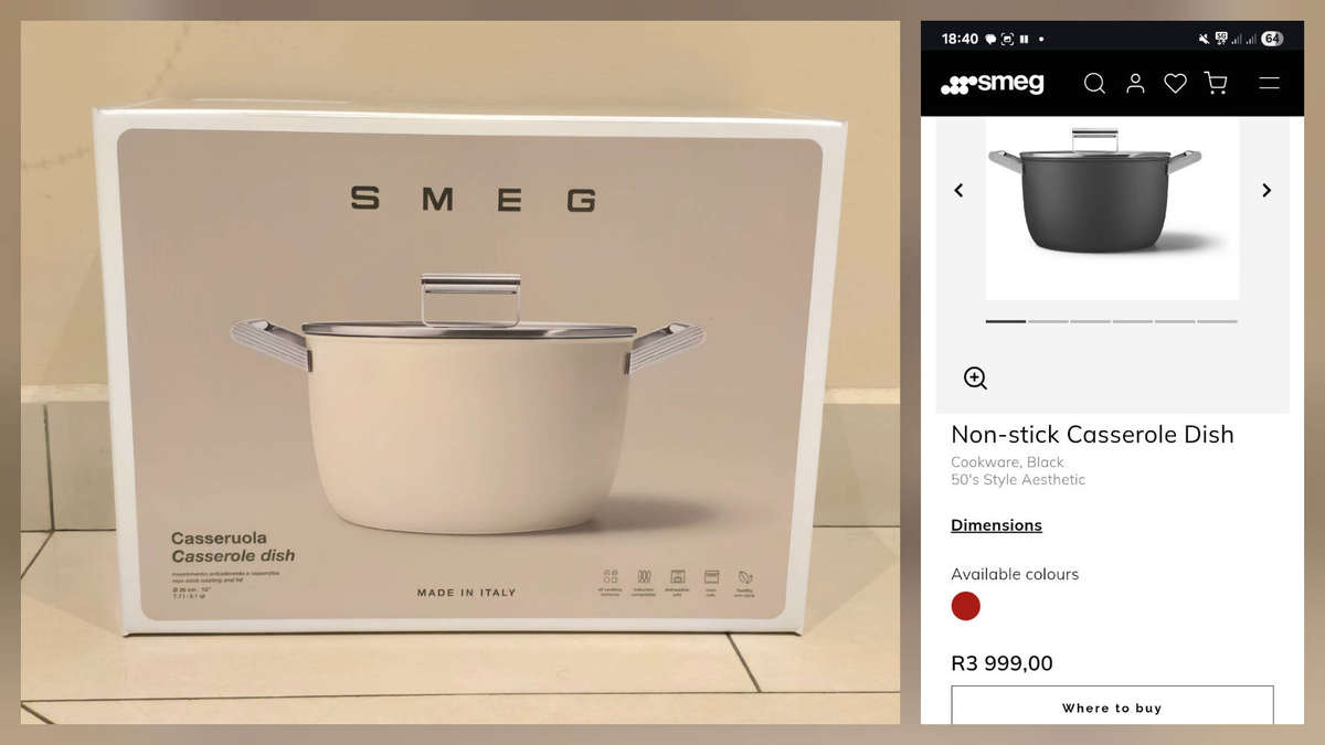 Smeg Retro Non Stick Casserole 26cm