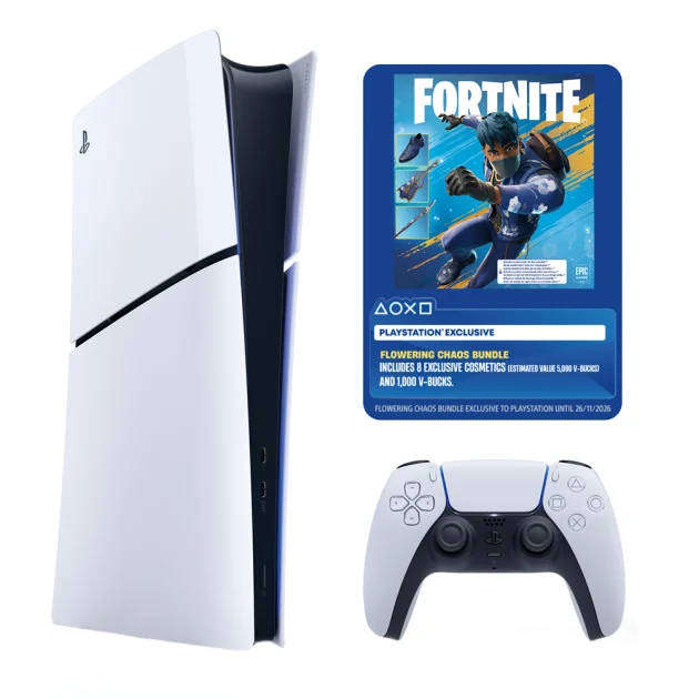 PlayStation 5 Slim Digital console - Fortnite Flowering Chaos Bundle