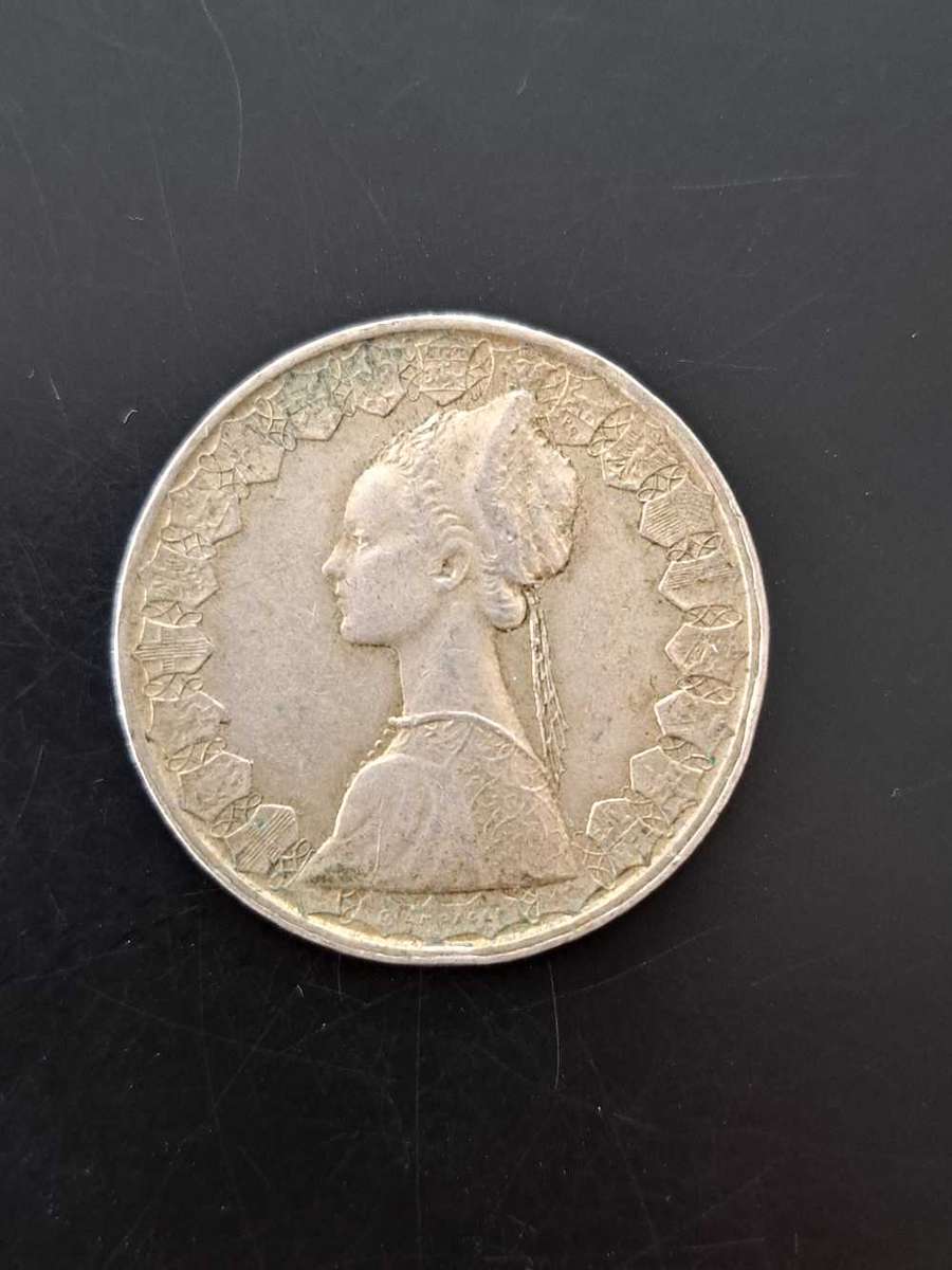 Italy 500 Lire silver coin 1990
