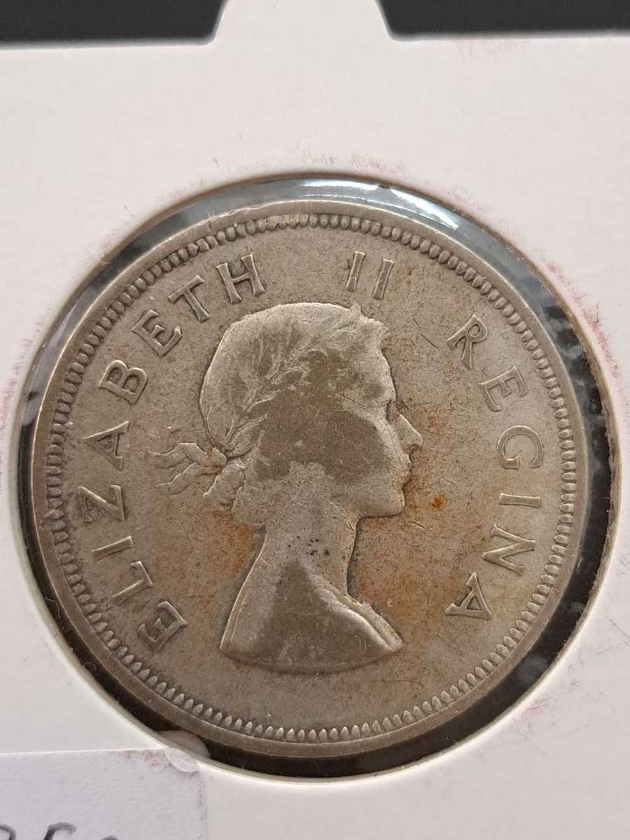 1953 South Africa 2 1/2 Shillings - Silver coin