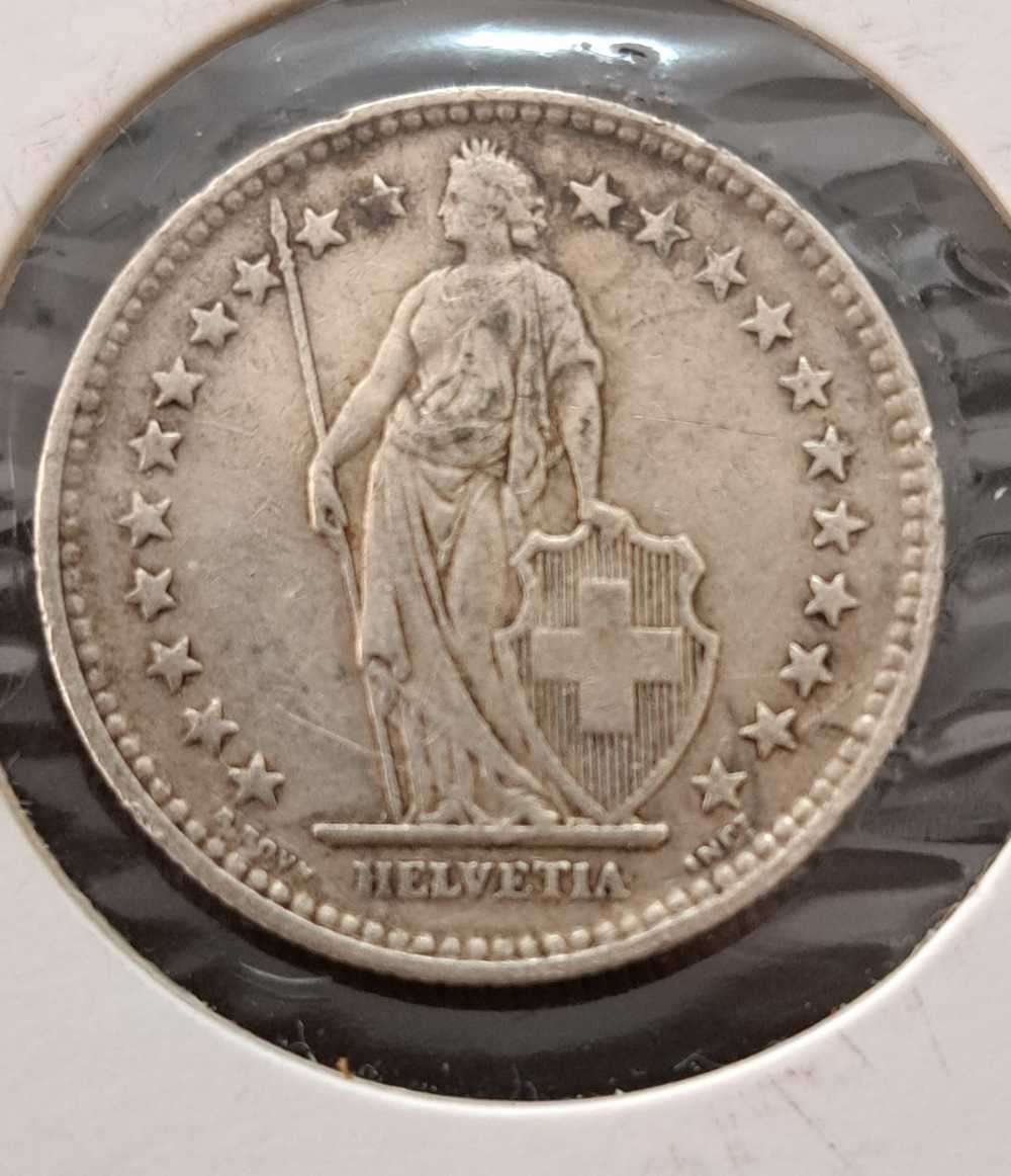 1942 Switzerland silver 2 Francs