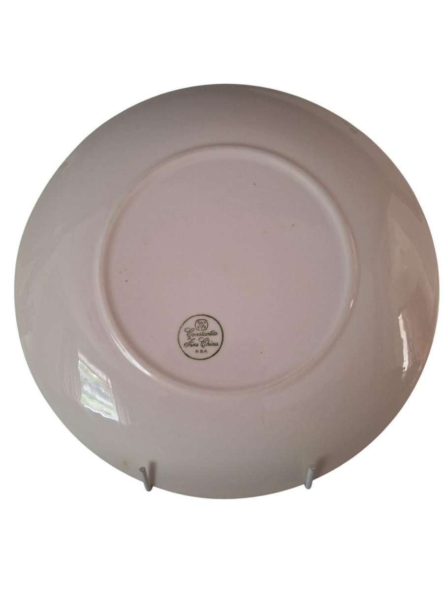 Constantia blue and white coaching scene The red lion fine china plate