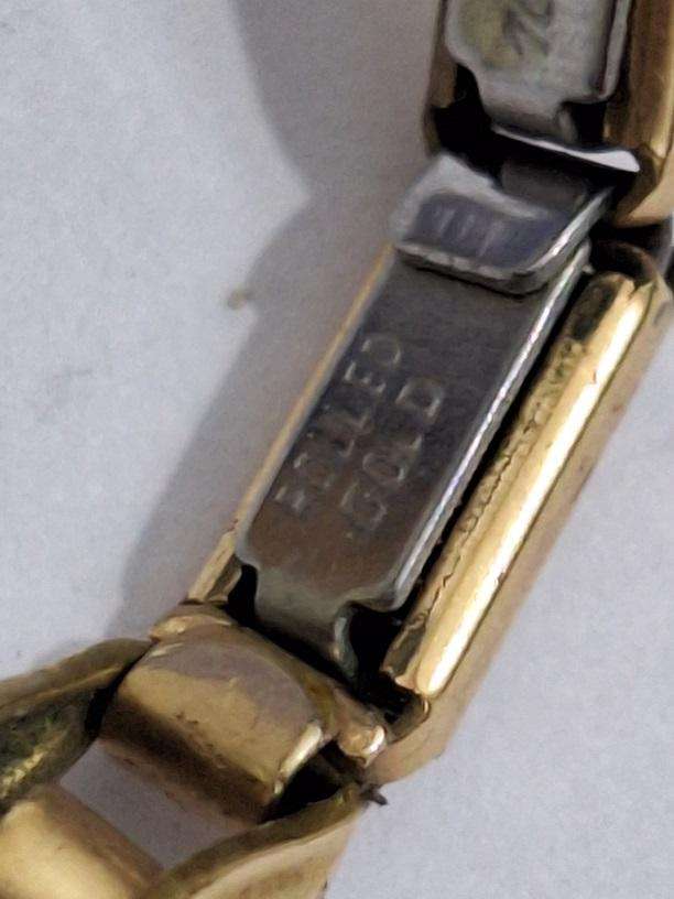 Vintage Buren rolled gold ladies watch, not working